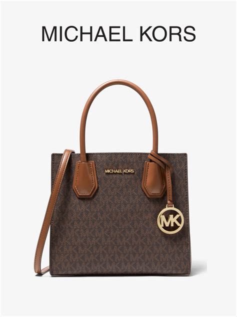 michael kors mercer 包|Michael Kors Mercer 經典款老花通勤中號托特包 手提斜挎小方包.